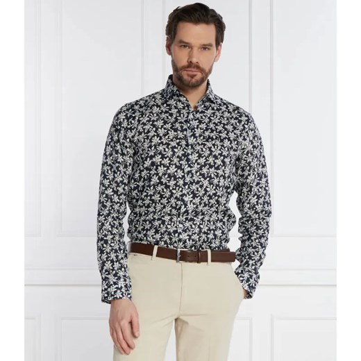 BOSS BLACK Lniana koszula H-JOE | Regular Fit ze sklepu Gomez Fashion Store w kategorii Koszule męskie - zdjęcie 184994252