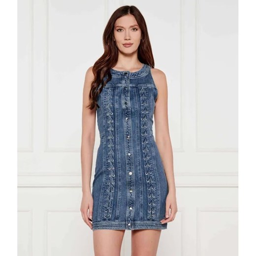 GUESS Jeansowa sukienka LISBETH ze sklepu Gomez Fashion Store w kategorii Sukienki - zdjęcie 184994261