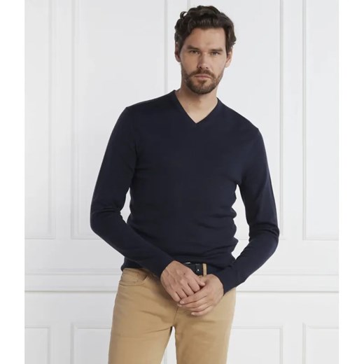 Calvin Klein Wełniany sweter SUPERIOR | Slim Fit ze sklepu Gomez Fashion Store w kategorii Swetry męskie - zdjęcie 184994294