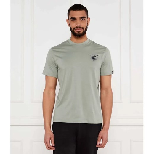 EA7 T-shirt | Regular Fit ze sklepu Gomez Fashion Store w kategorii T-shirty męskie - zdjęcie 184994303