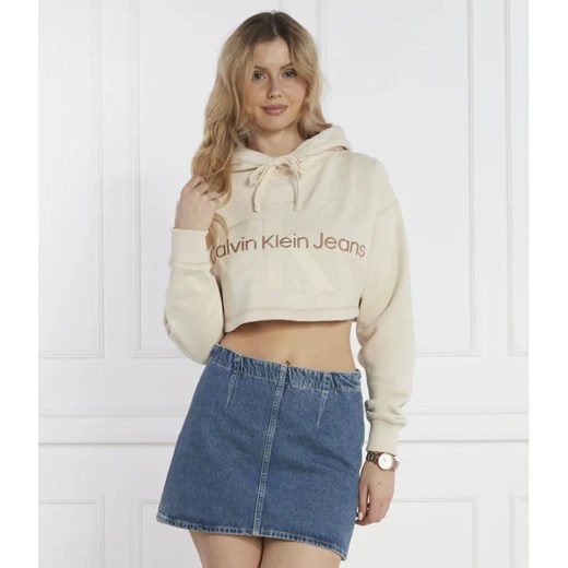 Calvin Klein Jeans Bluza | Cropped Fit ze sklepu Gomez Fashion Store w kategorii Bluzy damskie - zdjęcie 184994380