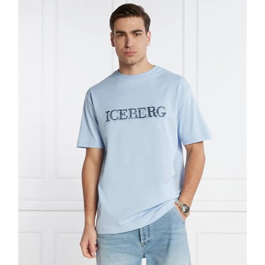 Iceberg T-shirt | Regular Fit ze sklepu Gomez Fashion Store w kategorii T-shirty męskie - zdjęcie 184994452