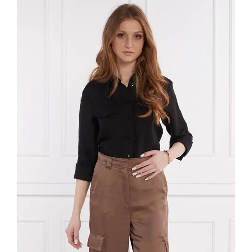 Marella Lniana koszula ALCIDE | Regular Fit ze sklepu Gomez Fashion Store w kategorii Koszule damskie - zdjęcie 184994461