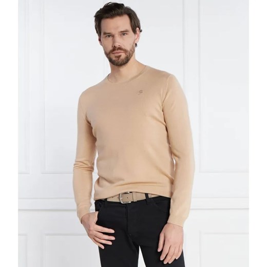 Karl Lagerfeld Wełniany sweter | Regular Fit ze sklepu Gomez Fashion Store w kategorii Swetry męskie - zdjęcie 184994480