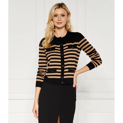 Elisabetta Franchi Wełniany kardigan | Regular Fit ze sklepu Gomez Fashion Store w kategorii Swetry damskie - zdjęcie 184994592