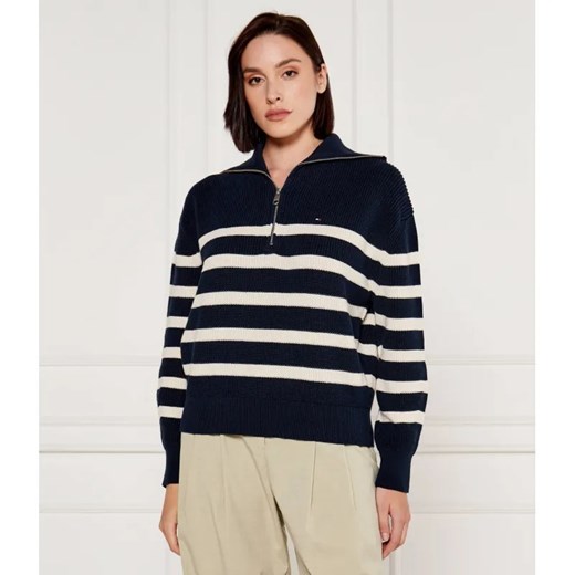Tommy Hilfiger Sweter CARDI | Relaxed fit ze sklepu Gomez Fashion Store w kategorii Swetry damskie - zdjęcie 184994752