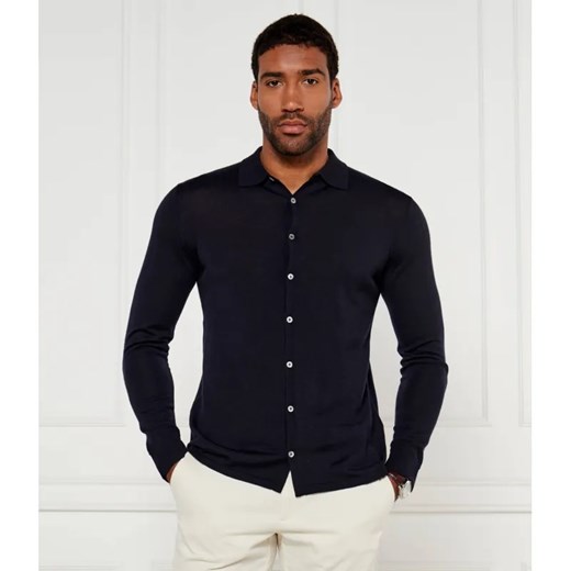 van Laack Wełniana koszula SAFINO | Slim Fit ze sklepu Gomez Fashion Store w kategorii Koszule męskie - zdjęcie 184994781
