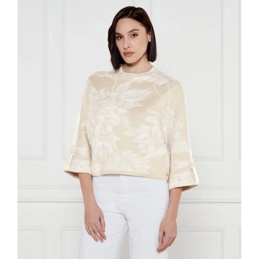 Marc Cain Wełniany sweter | Loose fit ze sklepu Gomez Fashion Store w kategorii Swetry damskie - zdjęcie 184994881