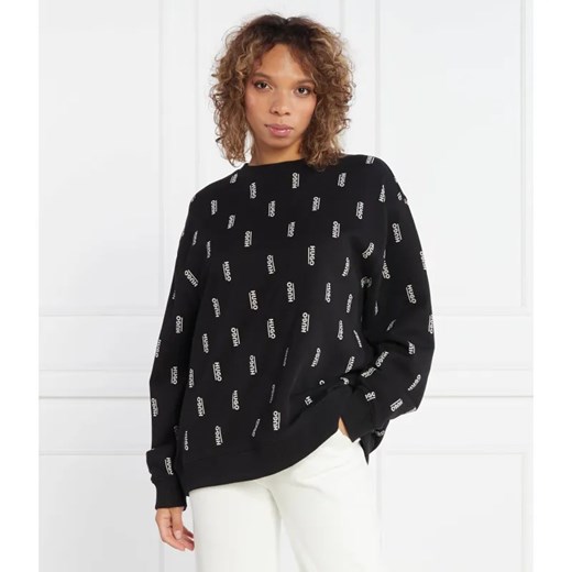 HUGO Bluza Deroxane | Regular Fit ze sklepu Gomez Fashion Store w kategorii Bluzy damskie - zdjęcie 184994891