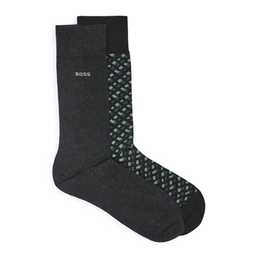 BOSS BLACK Skarpety 2-pack Monogram CC ze sklepu Gomez Fashion Store w kategorii Skarpetki męskie - zdjęcie 184994952