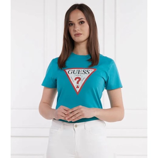 GUESS T-shirt | Classic fit ze sklepu Gomez Fashion Store w kategorii Bluzki damskie - zdjęcie 184995071