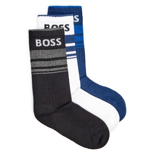 BOSS BLACK Skarpety 3-pack 3P QS Rib Stripe CC ze sklepu Gomez Fashion Store w kategorii Skarpetki męskie - zdjęcie 184995092