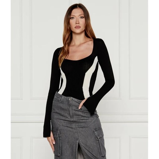 Patrizia Pepe Bluzka | Slim Fit ze sklepu Gomez Fashion Store w kategorii Bluzki damskie - zdjęcie 184995143