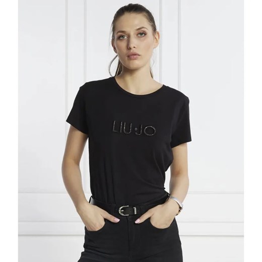 Liu Jo Sport T-shirt | Regular Fit ze sklepu Gomez Fashion Store w kategorii Bluzki damskie - zdjęcie 184995272