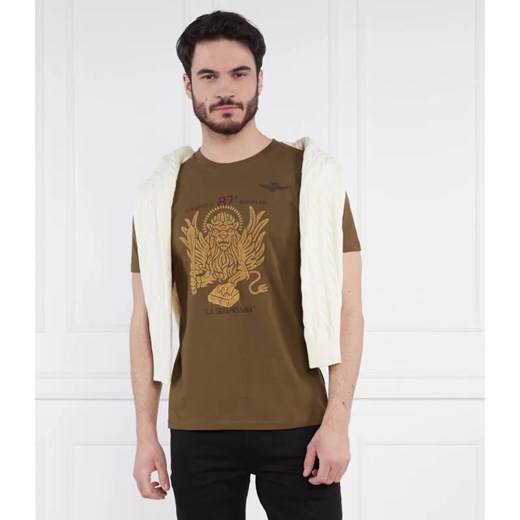 Aeronautica Militare T-shirt | Regular Fit ze sklepu Gomez Fashion Store w kategorii T-shirty męskie - zdjęcie 184995332