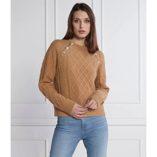 MAX&Co. Wełniany sweter SCHIUMA | Regular Fit ze sklepu Gomez Fashion Store w kategorii Swetry damskie - zdjęcie 184995443