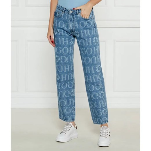 Hugo Blue Jeansy Elyah_B | Straight fit ze sklepu Gomez Fashion Store w kategorii Jeansy damskie - zdjęcie 184995461