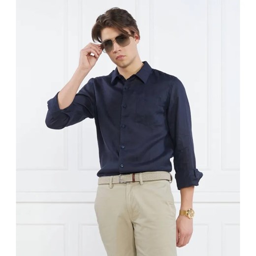 GUESS Lniana koszula LS ISLAND | Regular Fit ze sklepu Gomez Fashion Store w kategorii Koszule męskie - zdjęcie 184995471