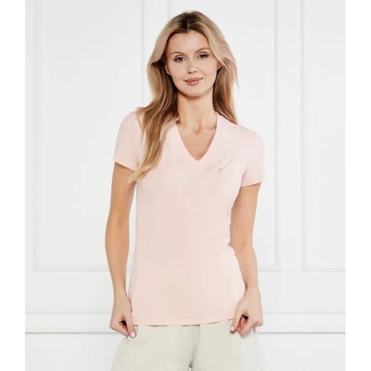 Armani Exchange T-shirt | Slim Fit ze sklepu Gomez Fashion Store w kategorii Bluzki damskie - zdjęcie 184995491