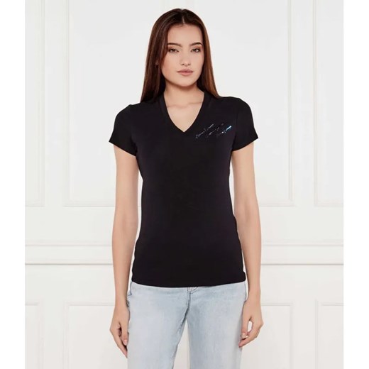Armani Exchange T-shirt | Slim Fit ze sklepu Gomez Fashion Store w kategorii Bluzki damskie - zdjęcie 184995571