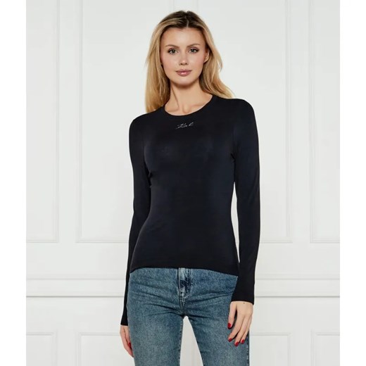 Karl Lagerfeld Bluzka | Slim Fit ze sklepu Gomez Fashion Store w kategorii Bluzki damskie - zdjęcie 184995572
