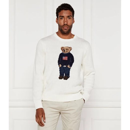 POLO RALPH LAUREN Lniany sweter | Regular Fit ze sklepu Gomez Fashion Store w kategorii Swetry męskie - zdjęcie 184995634