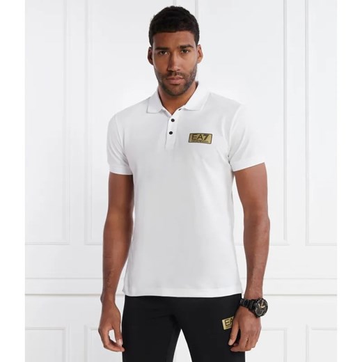 EA7 Polo | Regular Fit ze sklepu Gomez Fashion Store w kategorii T-shirty męskie - zdjęcie 184995661