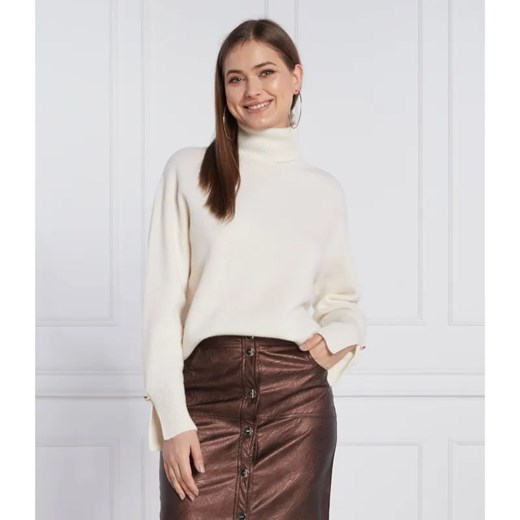 Liu Jo Wełniany golf | Regular Fit | z dodatkiem kaszmiru ze sklepu Gomez Fashion Store w kategorii Swetry damskie - zdjęcie 184995670