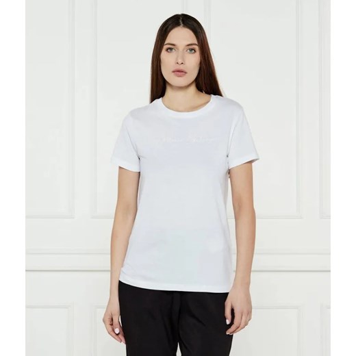 Armani Exchange T-shirt | Regular Fit ze sklepu Gomez Fashion Store w kategorii Bluzki damskie - zdjęcie 184995680