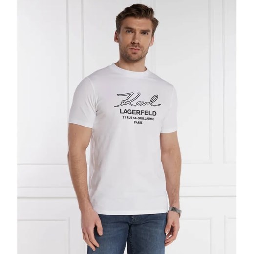 Karl Lagerfeld T-shirt | Regular Fit ze sklepu Gomez Fashion Store w kategorii T-shirty męskie - zdjęcie 184995741