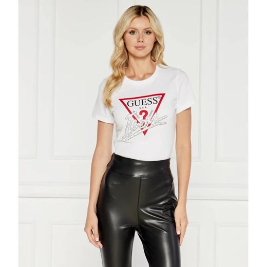 GUESS T-shirt | Regular Fit ze sklepu Gomez Fashion Store w kategorii Bluzki damskie - zdjęcie 184995751
