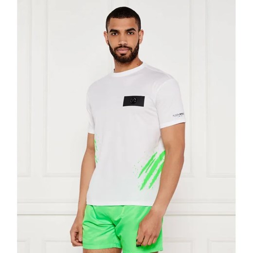 Plein Sport T-shirt | Regular Fit ze sklepu Gomez Fashion Store w kategorii T-shirty męskie - zdjęcie 184995973