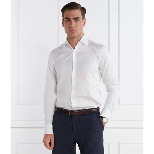 BOSS BLACK Koszula H-HANK-kent-C1-214 | Slim Fit ze sklepu Gomez Fashion Store w kategorii Koszule męskie - zdjęcie 184995980