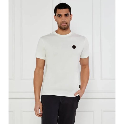 Napapijri T-shirt S-BADGE | Regular Fit ze sklepu Gomez Fashion Store w kategorii T-shirty męskie - zdjęcie 184996014