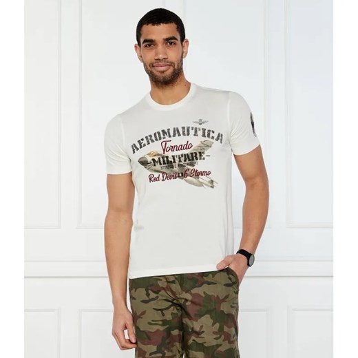 Aeronautica Militare T-shirt | Regular Fit ze sklepu Gomez Fashion Store w kategorii T-shirty męskie - zdjęcie 184996081