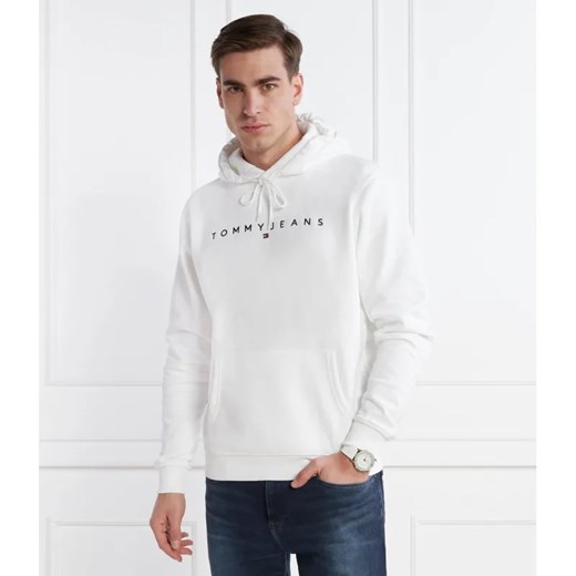 Tommy Jeans Bluza LINEAR LOGO HOODIE EXT | Regular Fit ze sklepu Gomez Fashion Store w kategorii Bluzy męskie - zdjęcie 184996091