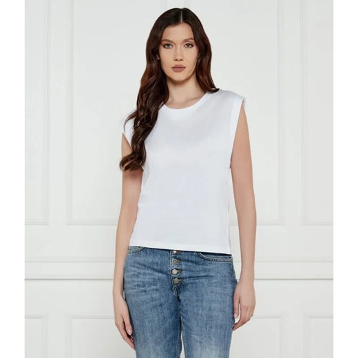 DONDUP - made in Italy T-shirt | Regular Fit ze sklepu Gomez Fashion Store w kategorii Bluzki damskie - zdjęcie 184996112