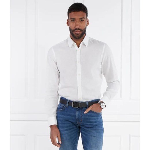 Joop! Jeans Lniana koszula Hanson2K-W | Regular Fit ze sklepu Gomez Fashion Store w kategorii Koszule męskie - zdjęcie 184996193