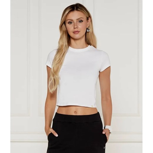 Calvin Klein Jeans T-shirt | Cropped Fit ze sklepu Gomez Fashion Store w kategorii Bluzki damskie - zdjęcie 184996280