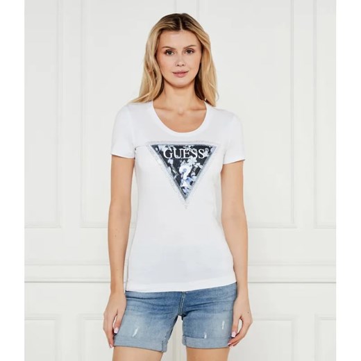 GUESS T-shirt | Regular Fit ze sklepu Gomez Fashion Store w kategorii Bluzki damskie - zdjęcie 184996282