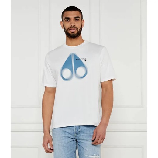 Moose Knuckles T-shirt MAURICE | Slim Fit | pima ze sklepu Gomez Fashion Store w kategorii T-shirty męskie - zdjęcie 184996350