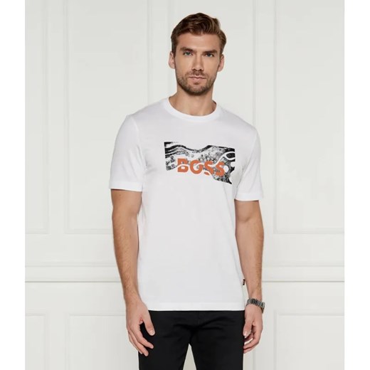 BOSS ORANGE T-shirt TE_BUILDING | Regular Fit ze sklepu Gomez Fashion Store w kategorii T-shirty męskie - zdjęcie 184996380