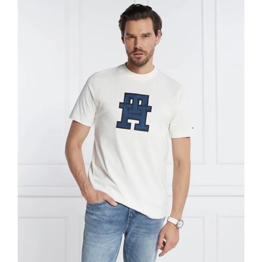 Tommy Hilfiger T-shirt MONOGRAM APPLIQUE | Regular Fit ze sklepu Gomez Fashion Store w kategorii T-shirty męskie - zdjęcie 184996420