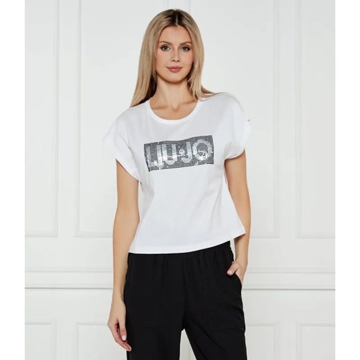 Liu Jo Beachwear T-shirt | Regular Fit ze sklepu Gomez Fashion Store w kategorii Bluzki damskie - zdjęcie 184996422