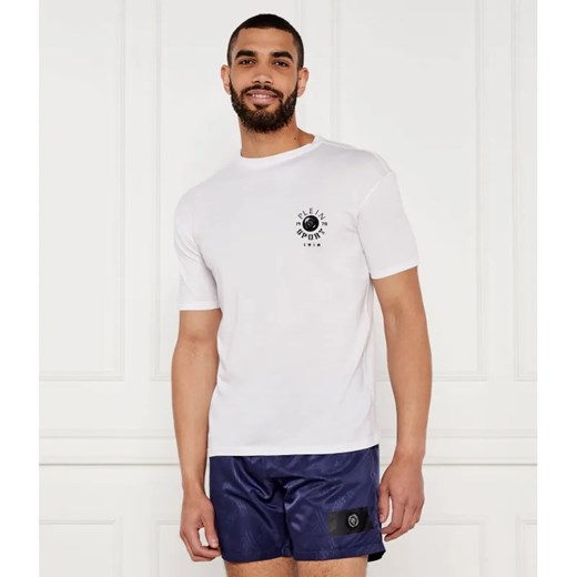 Plein Sport T-shirt | Regular Fit ze sklepu Gomez Fashion Store w kategorii T-shirty męskie - zdjęcie 184996441