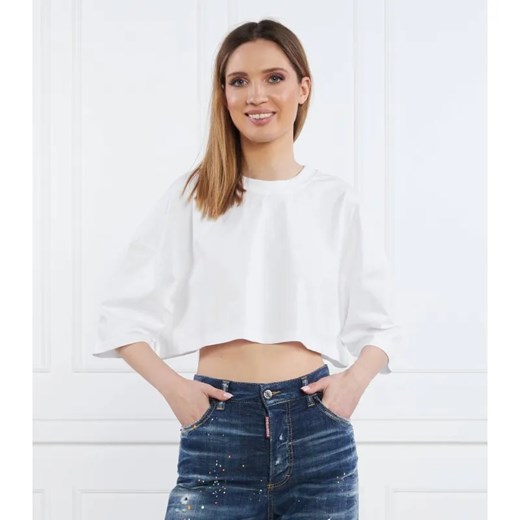 Karl Lagerfeld T-shirt | Regular Fit ze sklepu Gomez Fashion Store w kategorii Bluzki damskie - zdjęcie 184996451