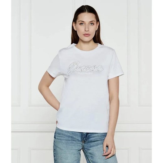 GUESS T-shirt | Regular Fit ze sklepu Gomez Fashion Store w kategorii Bluzki damskie - zdjęcie 184996473
