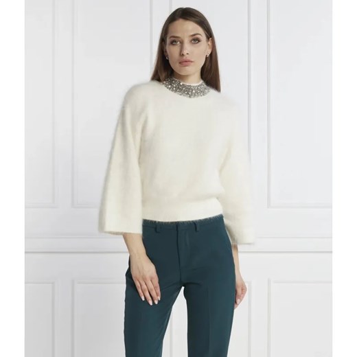 Liu Jo Wełniany sweter | Regular Fit ze sklepu Gomez Fashion Store w kategorii Swetry damskie - zdjęcie 184996511