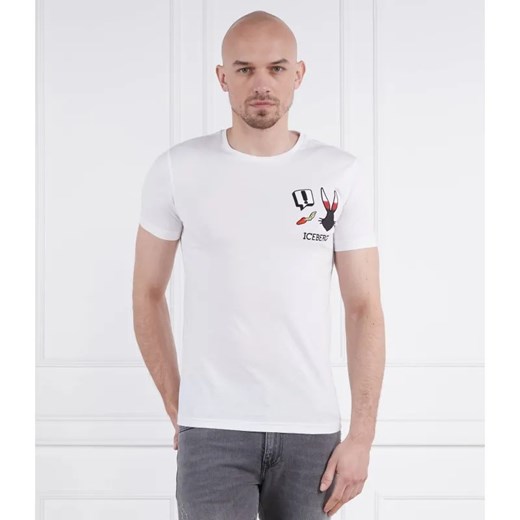 Iceberg T-shirt | Regular Fit ze sklepu Gomez Fashion Store w kategorii T-shirty męskie - zdjęcie 184996513