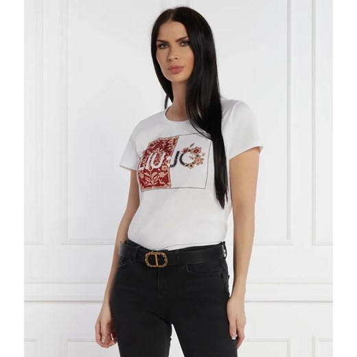 Liu Jo T-shirt | Regular Fit ze sklepu Gomez Fashion Store w kategorii Bluzki damskie - zdjęcie 184996514